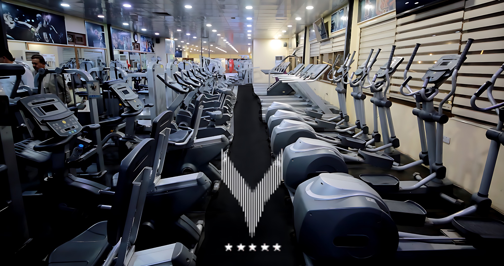 Gym at Yarmouk Hotel in Baghdad